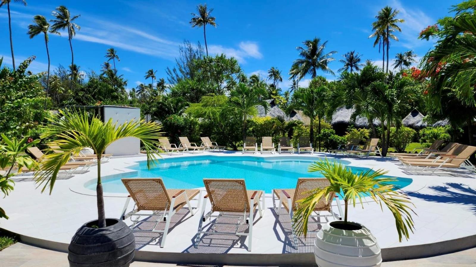 Hotel Hibiscus Papetoai Bagian luar foto