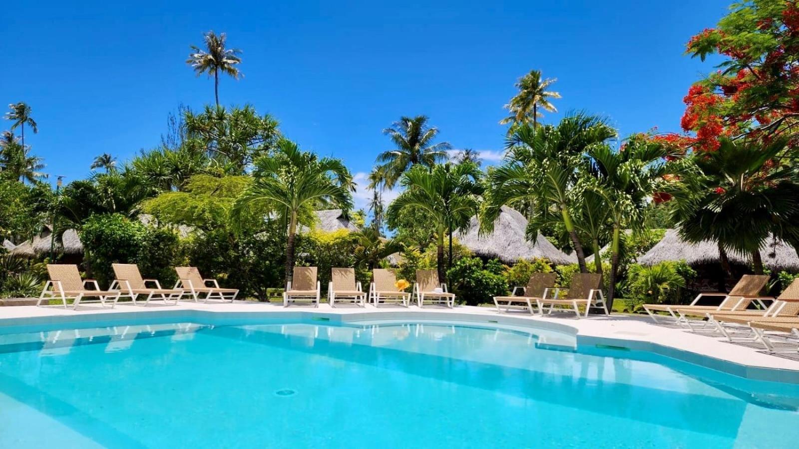 Hotel Hibiscus Papetoai Bagian luar foto